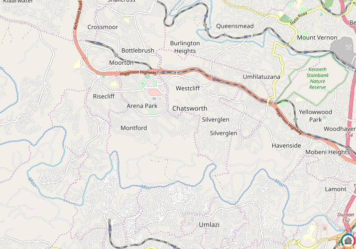 Map location of Croftdene